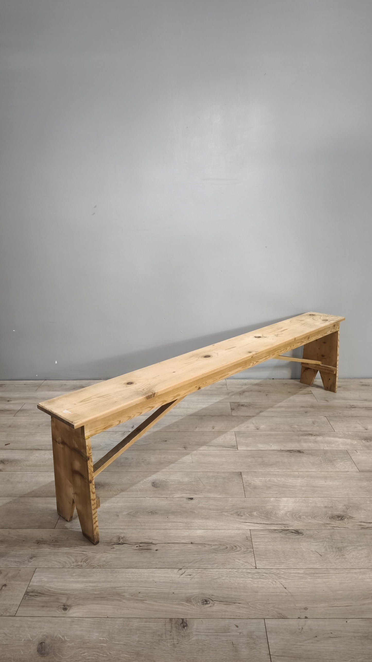 87742 Panca in legno grezzo