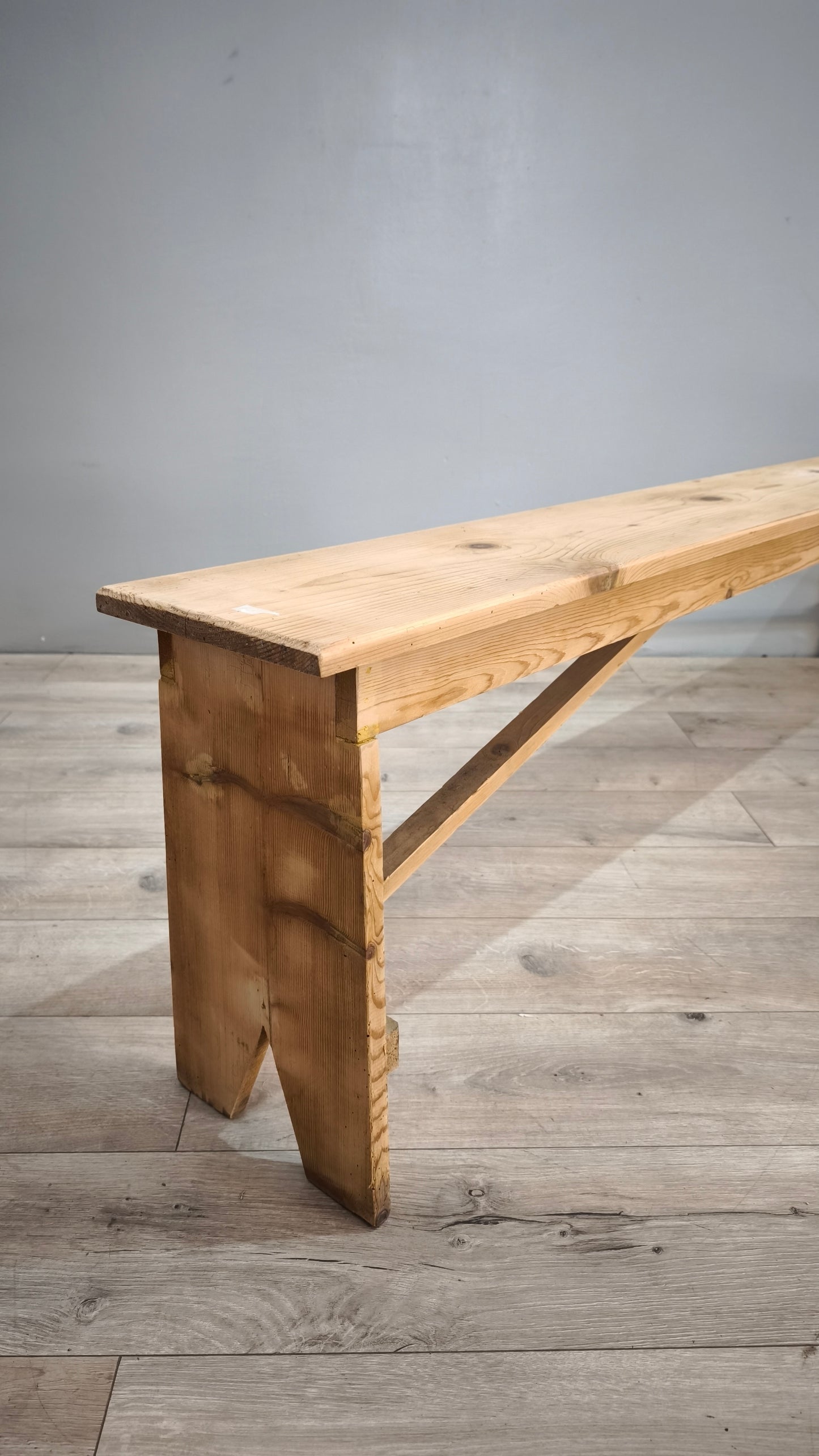 87742 Panca in legno grezzo