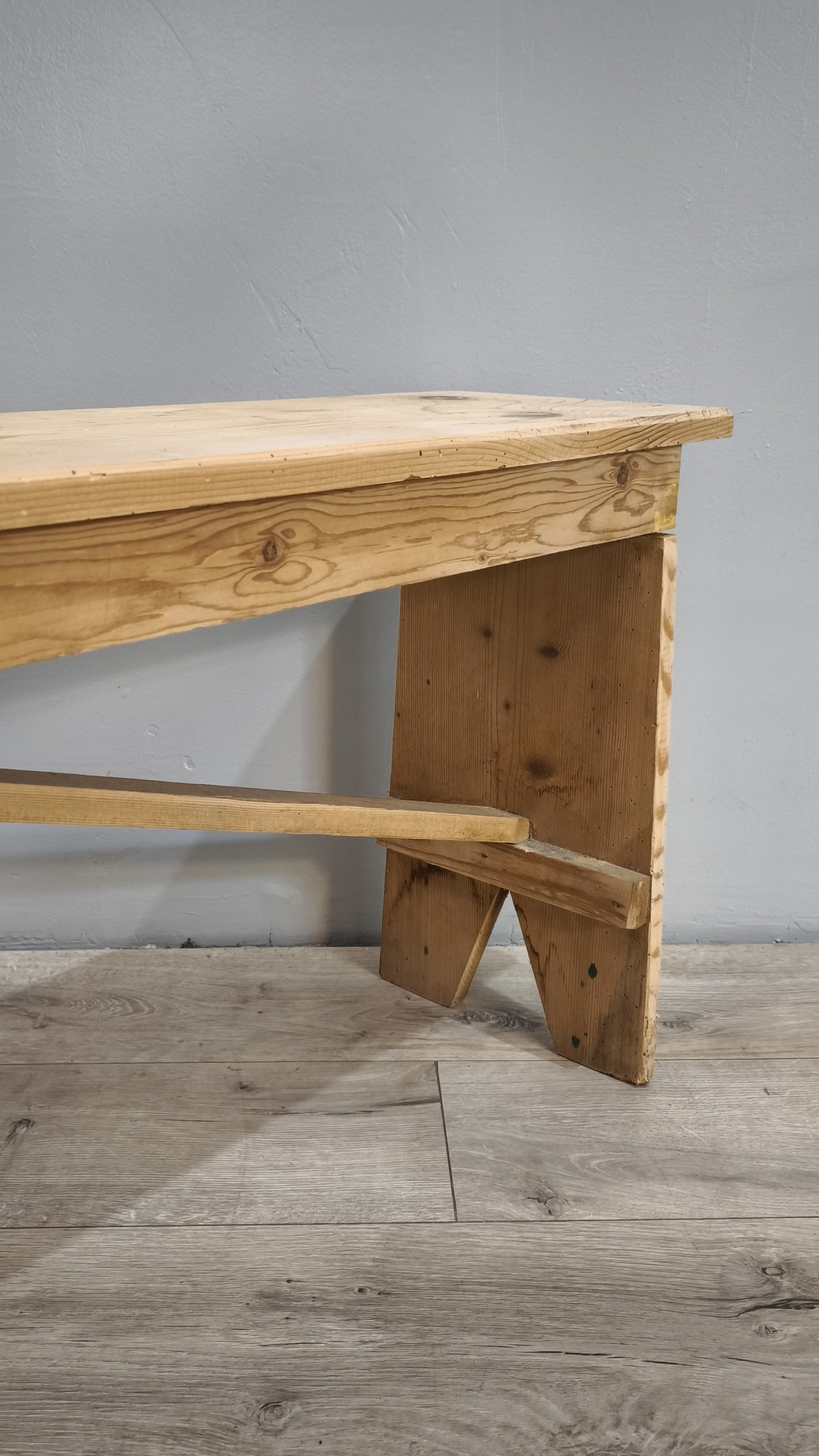 87742 Panca in legno grezzo