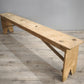 87742 Panca in legno grezzo
