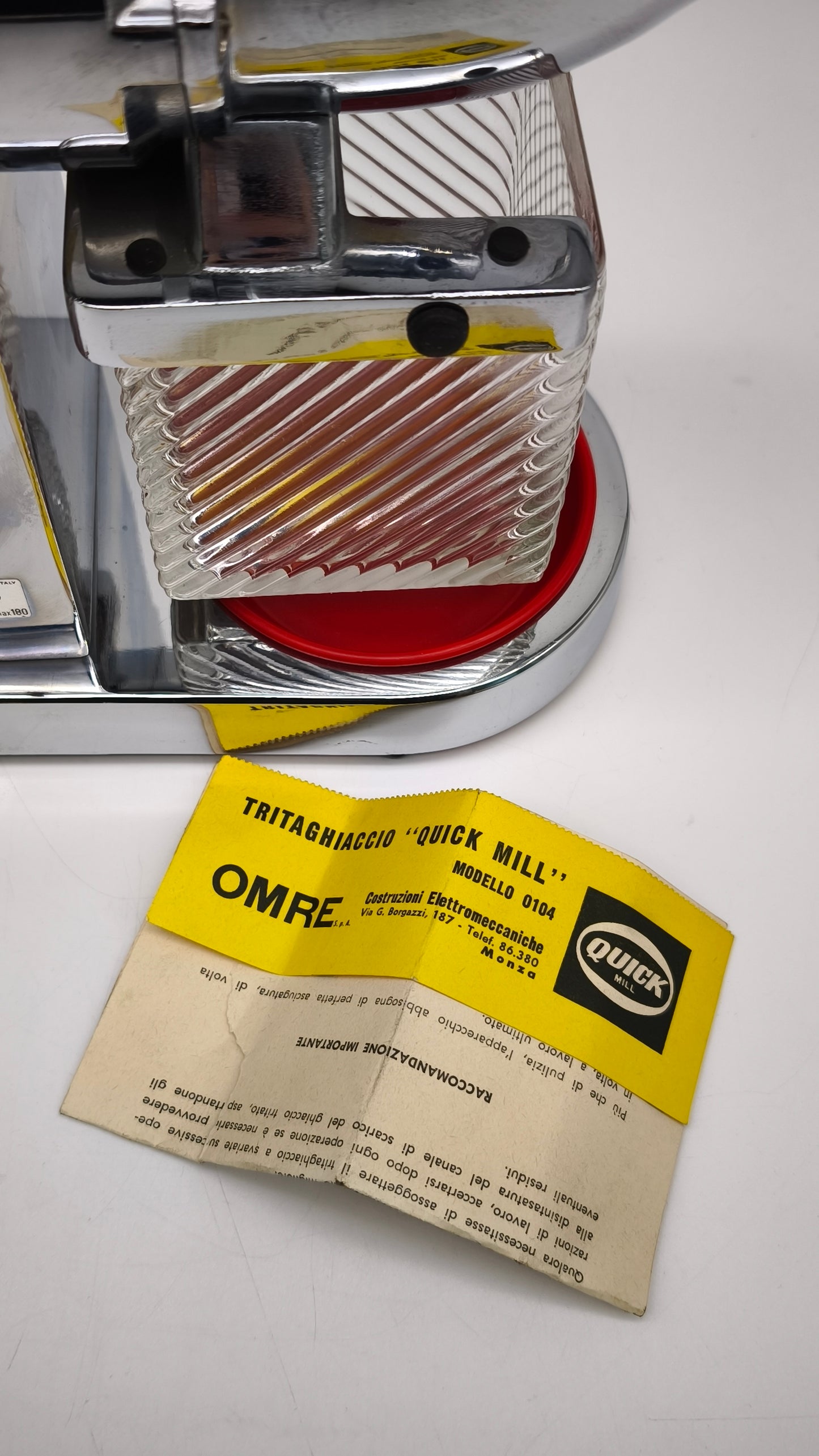 87615 Trita ghiaccio vintage Quick Mill