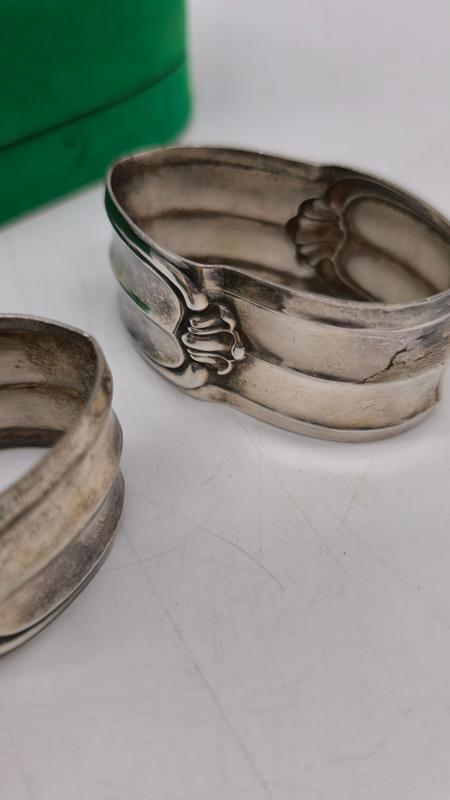 87664 Set n 2 porta tovaglioli in metallo con scatola