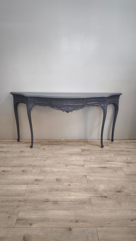 87933 Console in legno dipinta con cassetto frontale