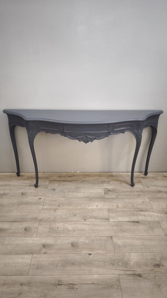 87933 Console in legno dipinta con cassetto frontale