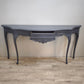 87933 Console in legno dipinta con cassetto frontale