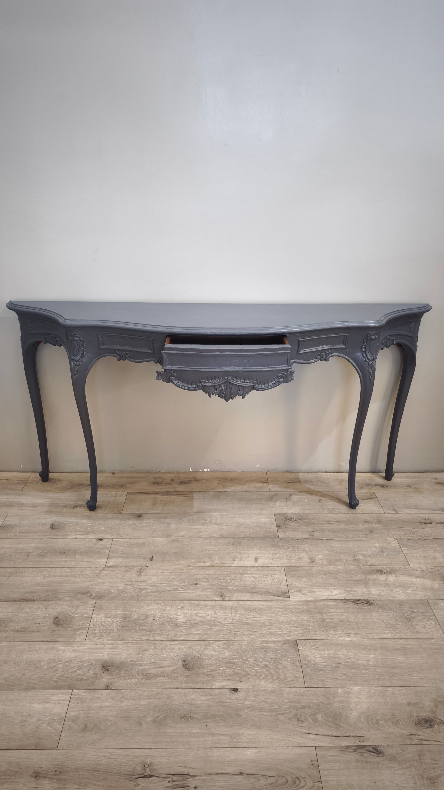 87933 Console in legno dipinta con cassetto frontale
