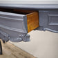 87933 Console in legno dipinta con cassetto frontale