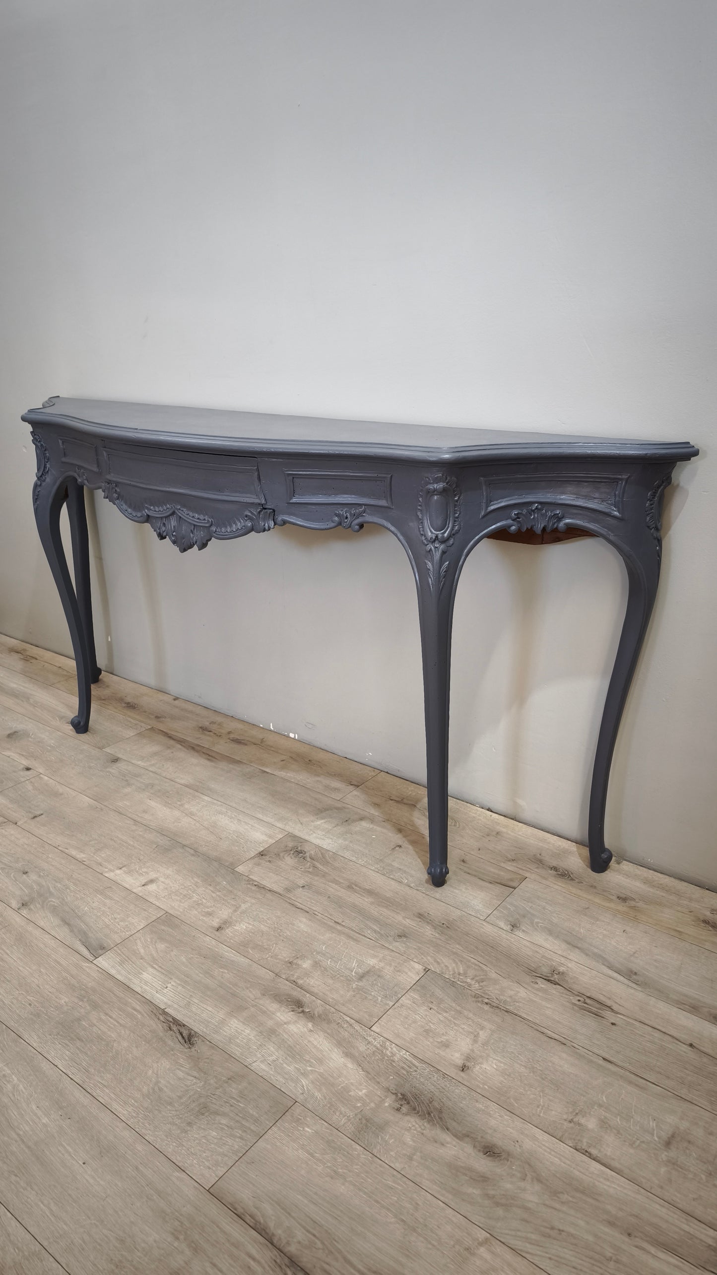 87933 Console in legno dipinta con cassetto frontale