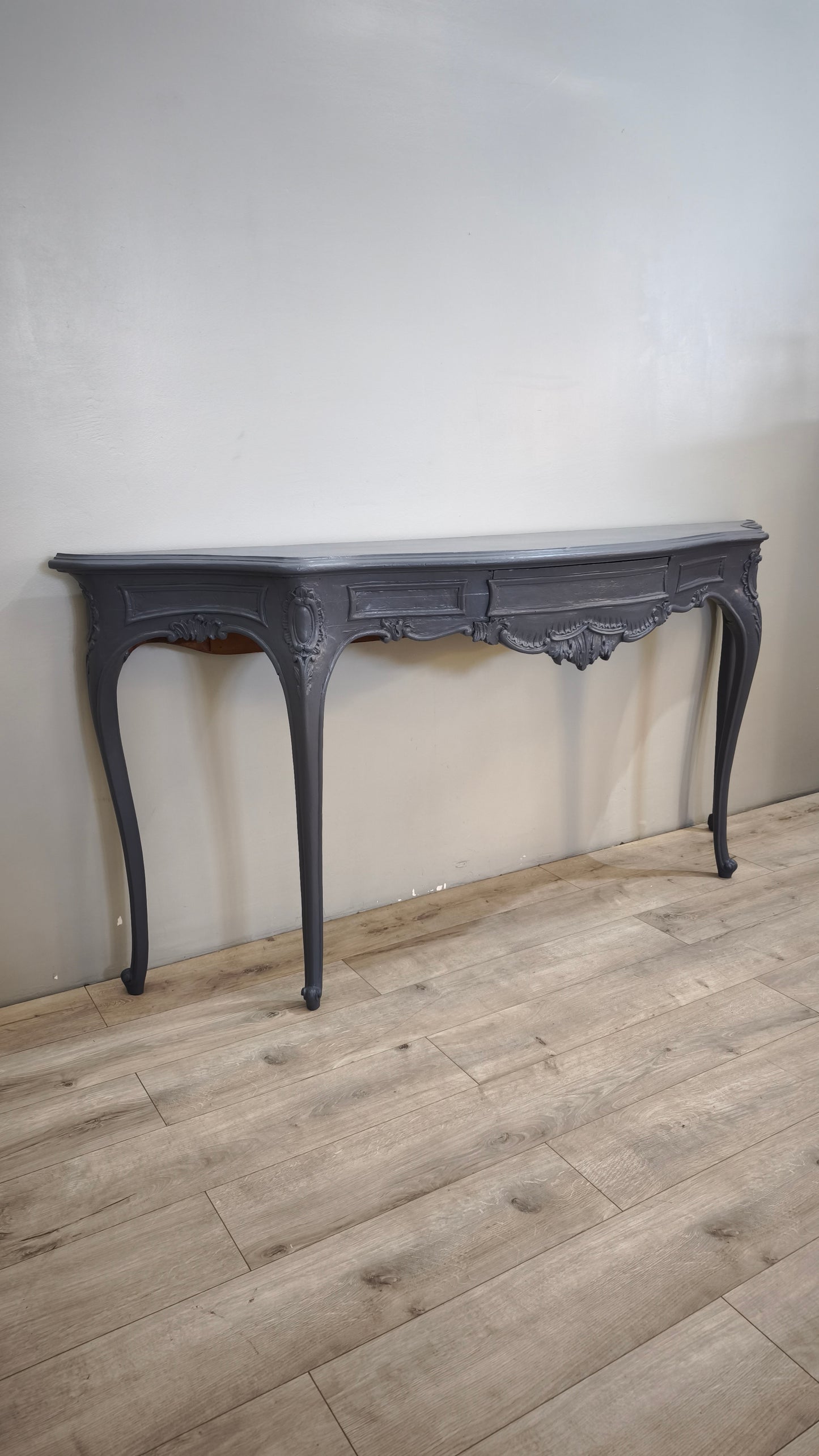 87933 Console in legno dipinta con cassetto frontale