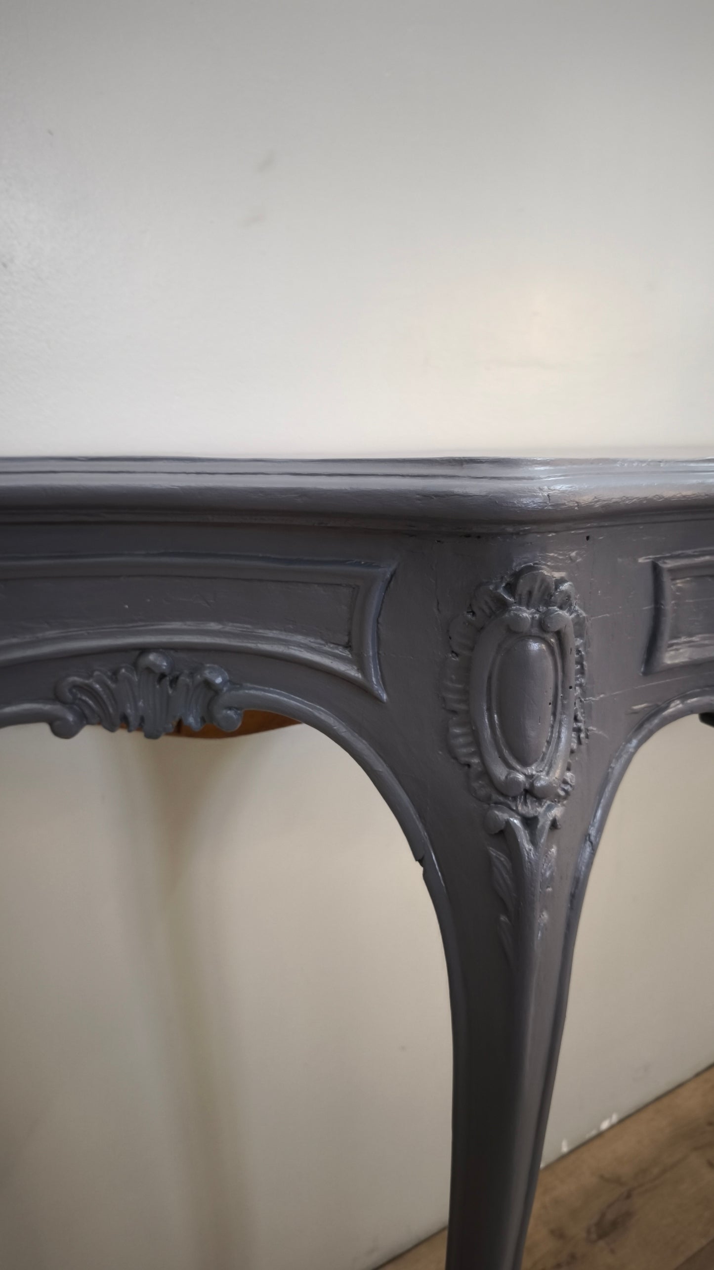 87933 Console in legno dipinta con cassetto frontale