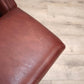 87834 Poltrona reclinabile in pelle bordeaux