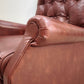 87834 Poltrona reclinabile in pelle bordeaux