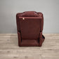 87834 Poltrona reclinabile in pelle bordeaux