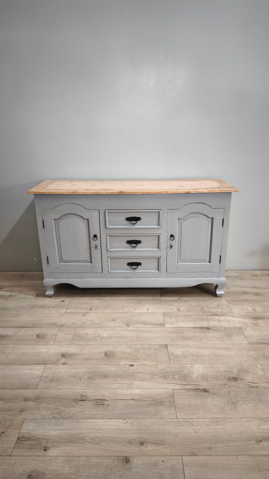 87936 Servante in legno dipinta grigio tortora