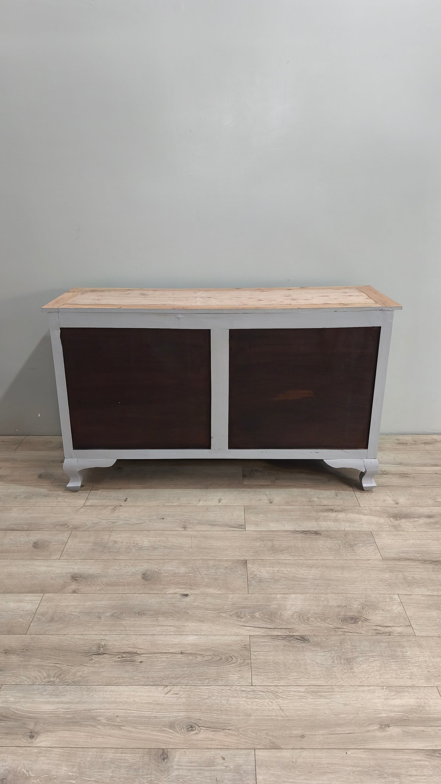 87936 Servante in legno dipinta grigio tortora