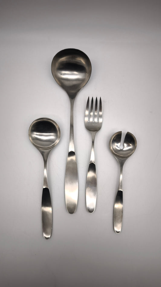 87781 Servizio di posate per 12 persone Silwello Wellner, G. Hamm design, 6 misure