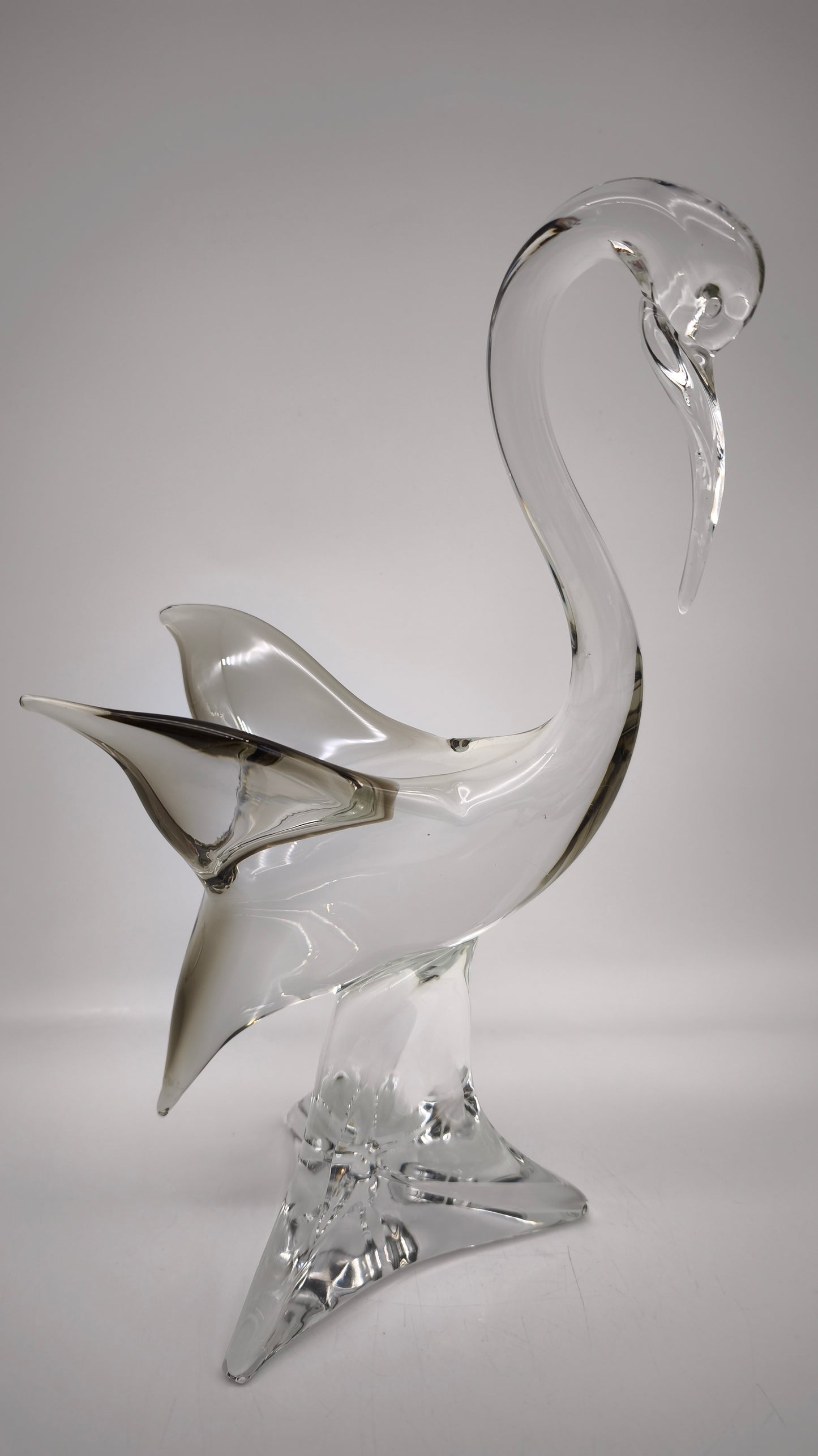 87867 Scultura uccello in vetro di Murano firmata Zanetti