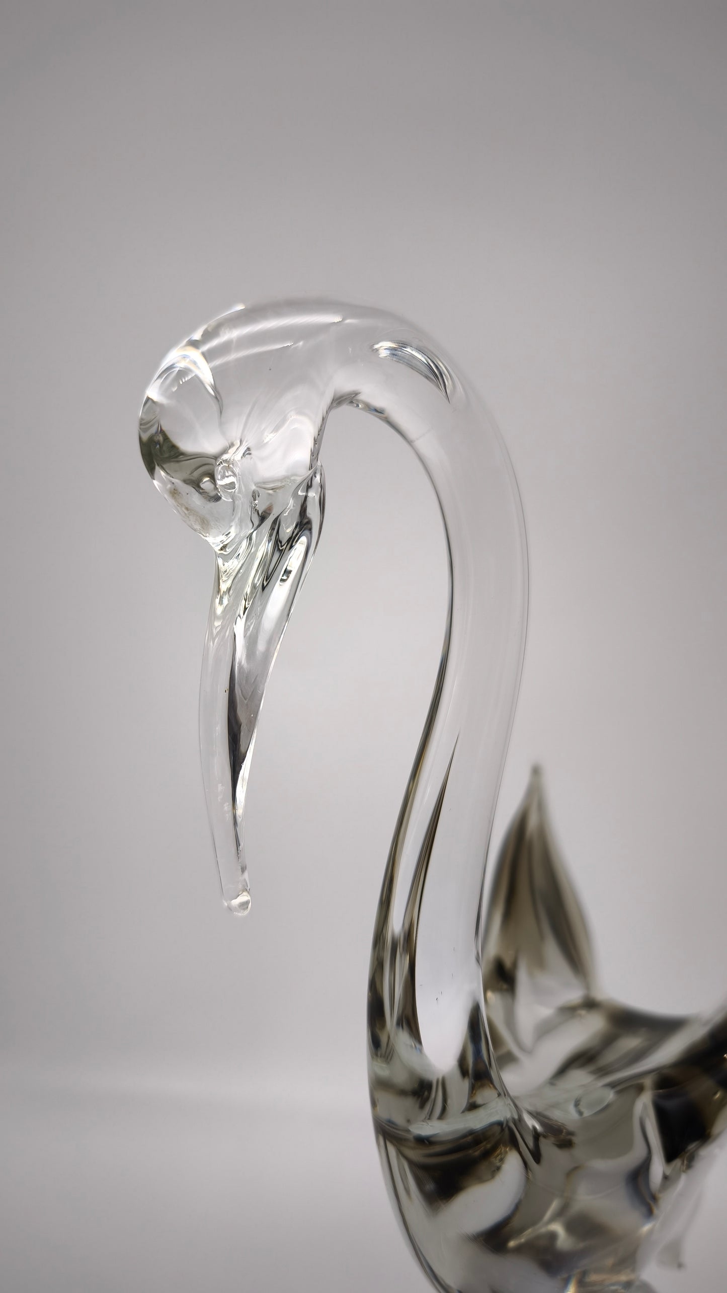 87867 Scultura uccello in vetro di Murano firmata Zanetti