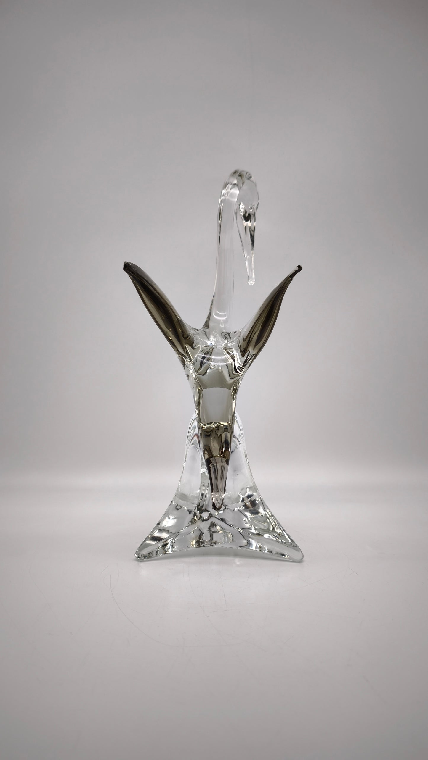 87867 Scultura uccello in vetro di Murano firmata Zanetti