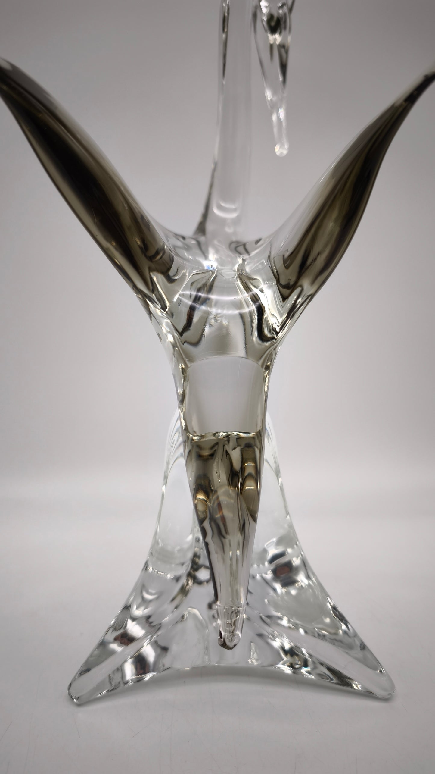 87867 Scultura uccello in vetro di Murano firmata Zanetti