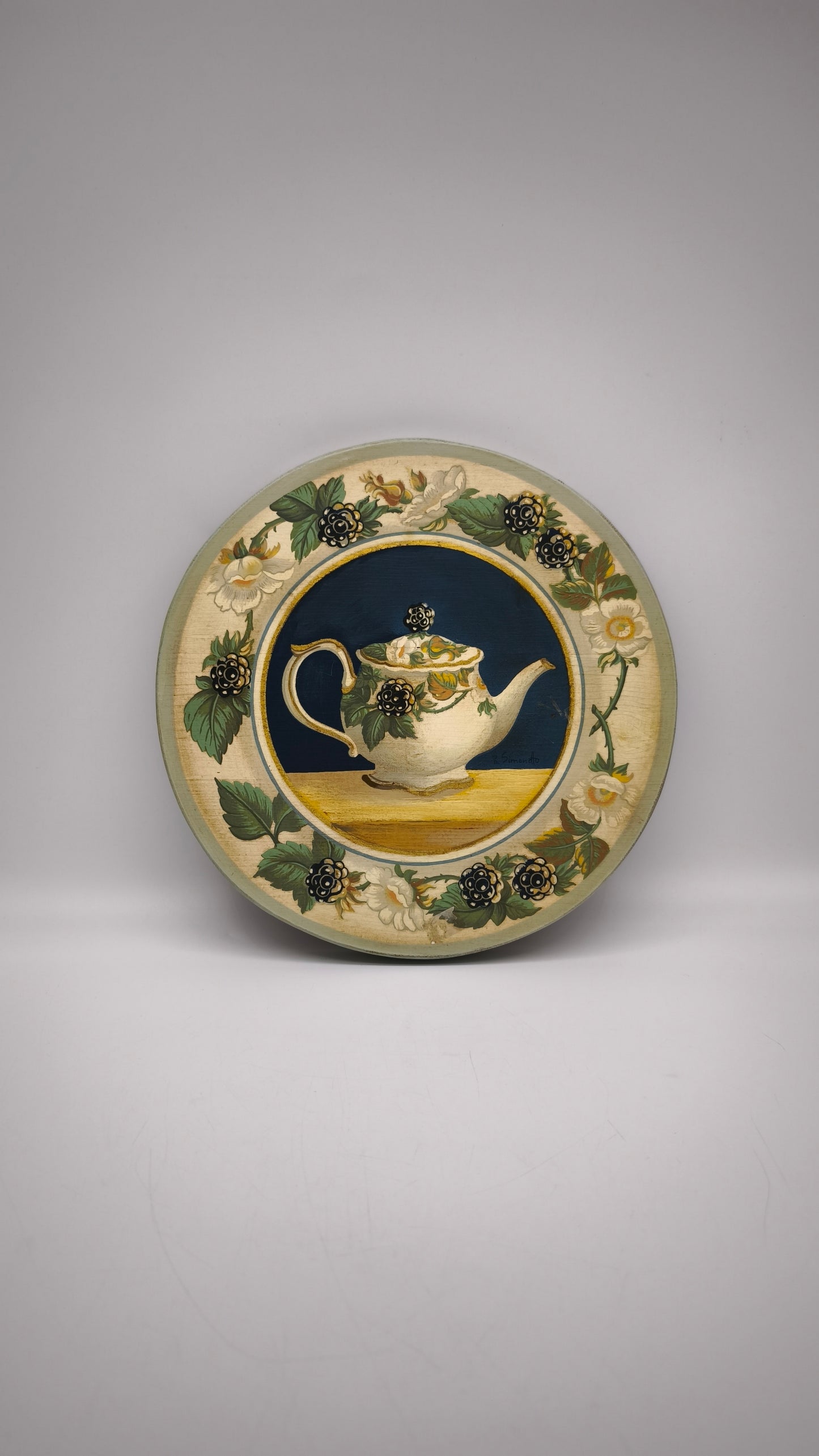 87937 Quadretto su legno dipinto, Rita Simonetto (more)