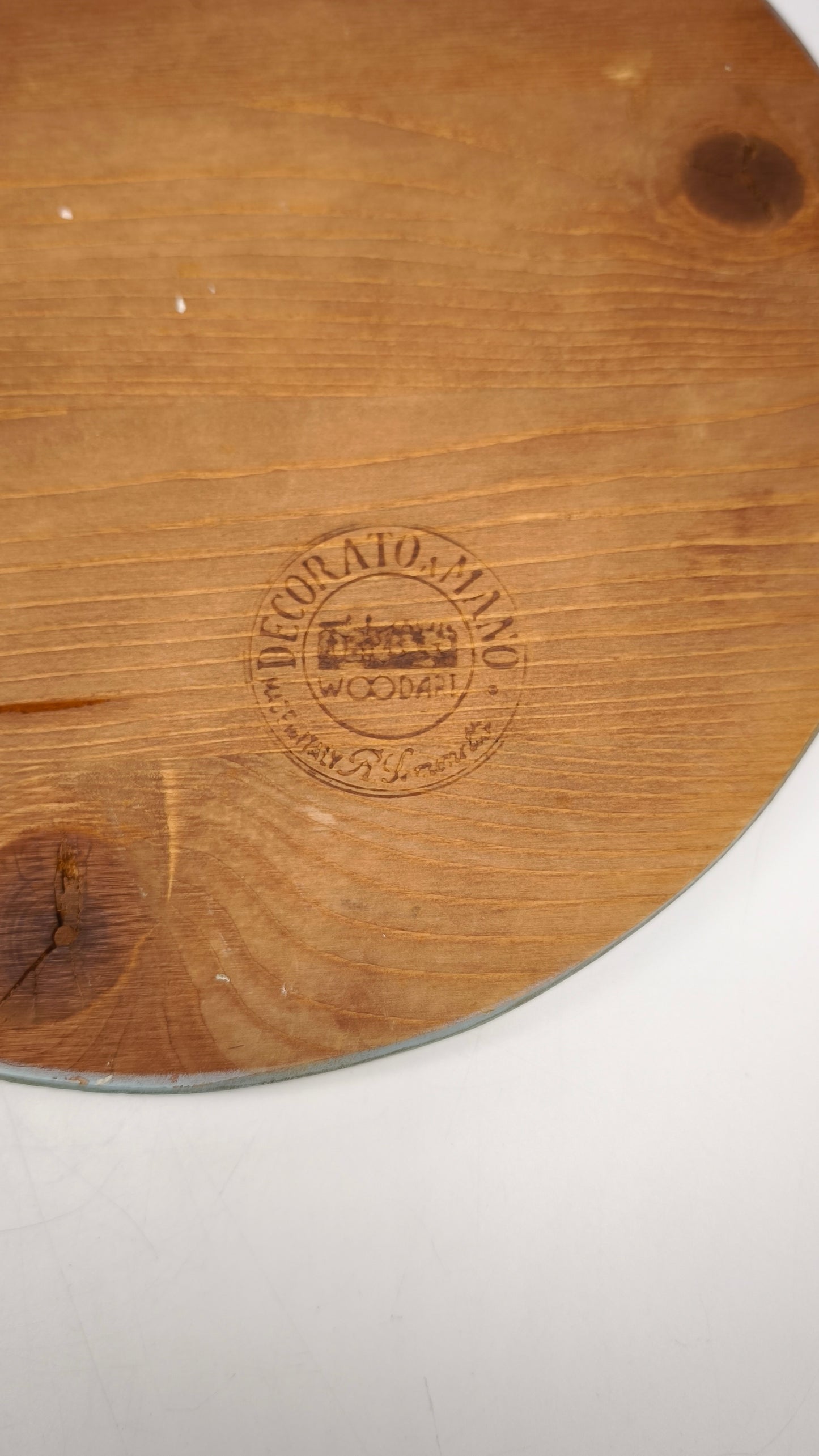 87937 Quadretto su legno dipinto, Rita Simonetto (fragole)