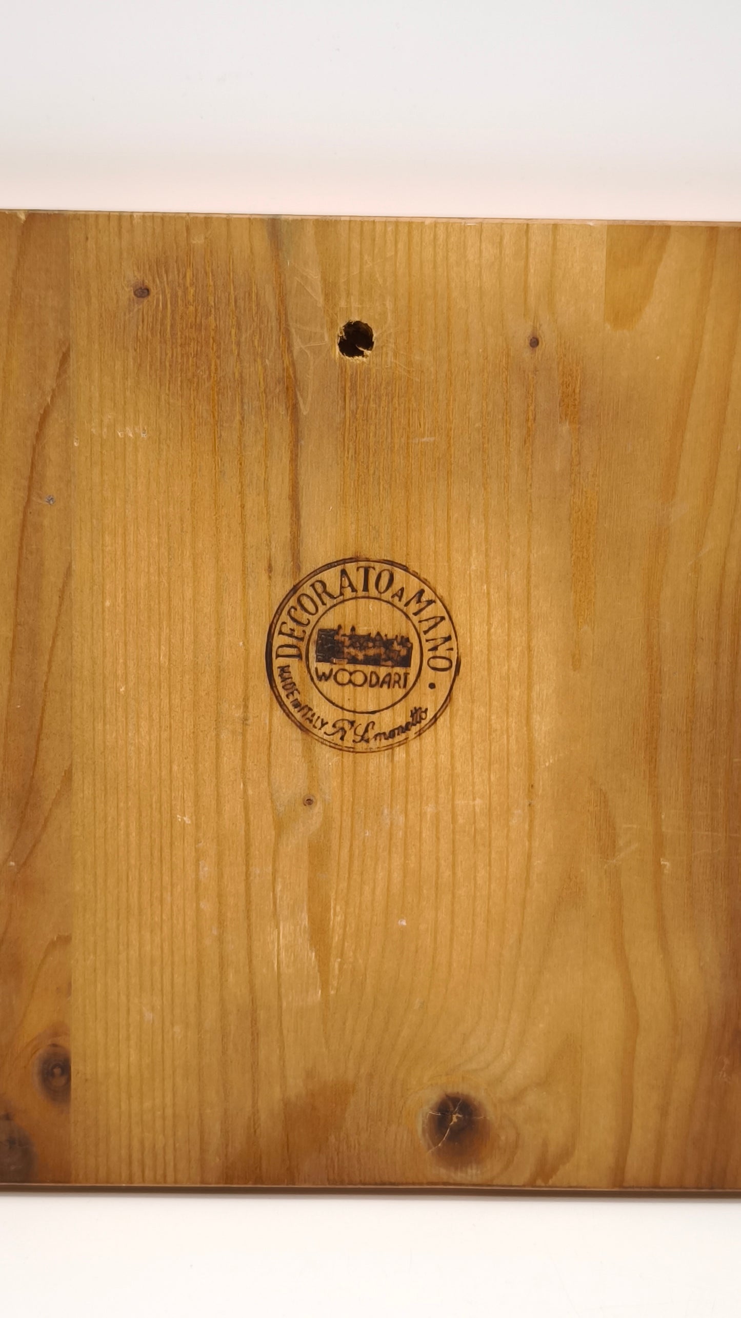 87937 Quadretto su legno dipinto con limoni, Rita Simonetto