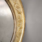 87918 Specchio ovale con cornice decorata