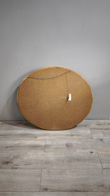 87918 Specchio ovale con cornice decorata