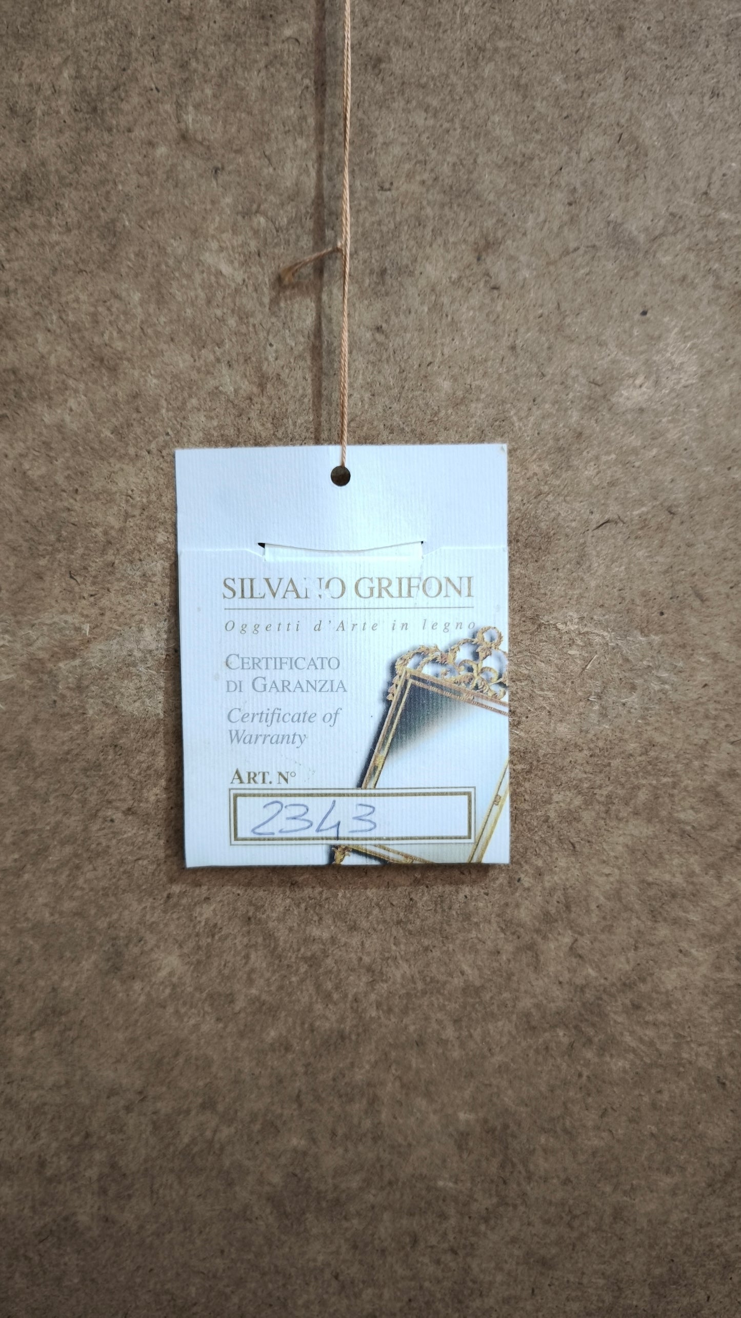 87918 Specchio ovale con cornice decorata
