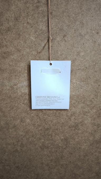 87918 Specchio ovale con cornice decorata