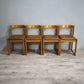 88061 Set n 4 sedie vintage attribuibili a Ibisco