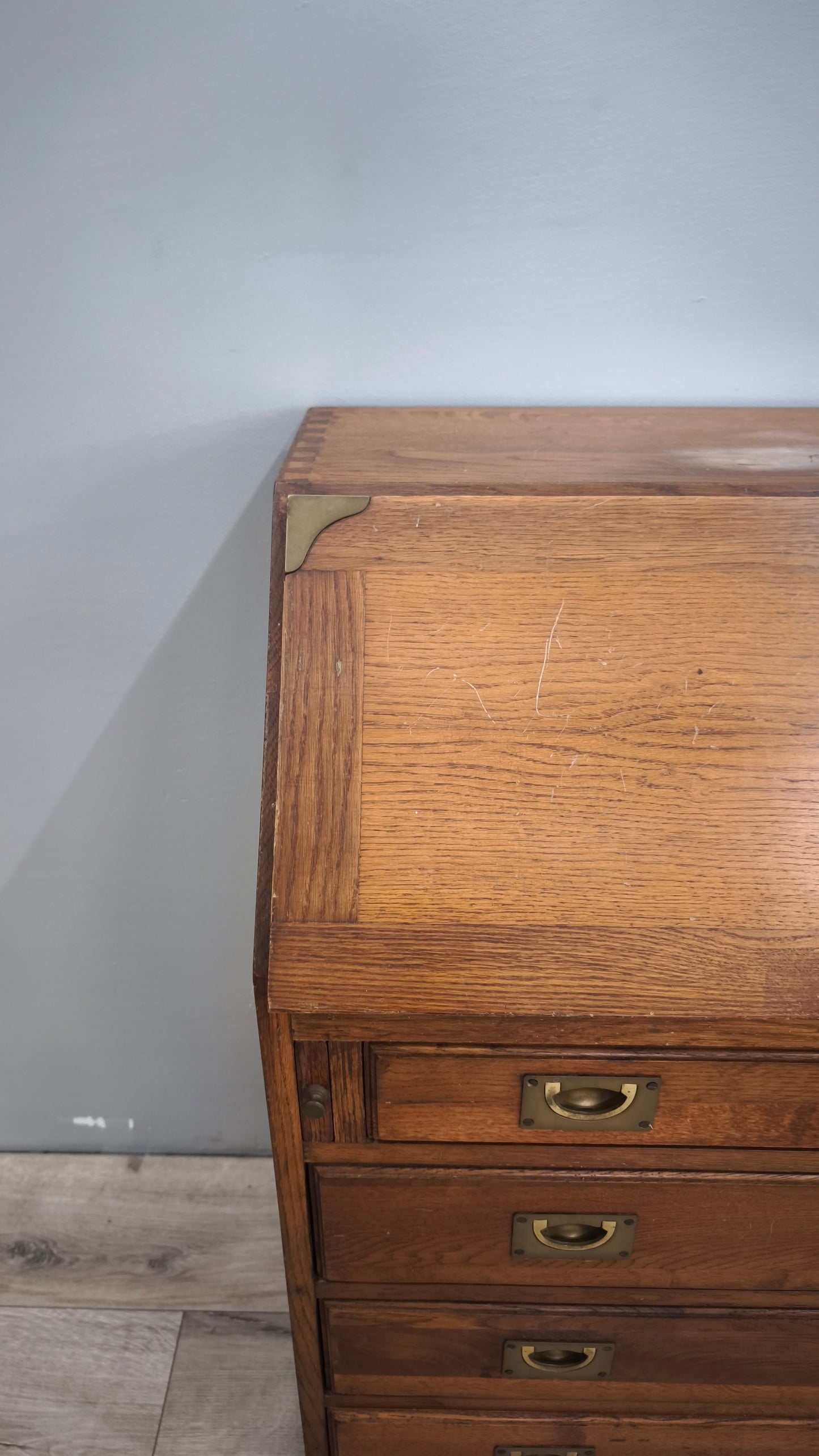 88211 Mobile in legno stile navale con piano a ribalta