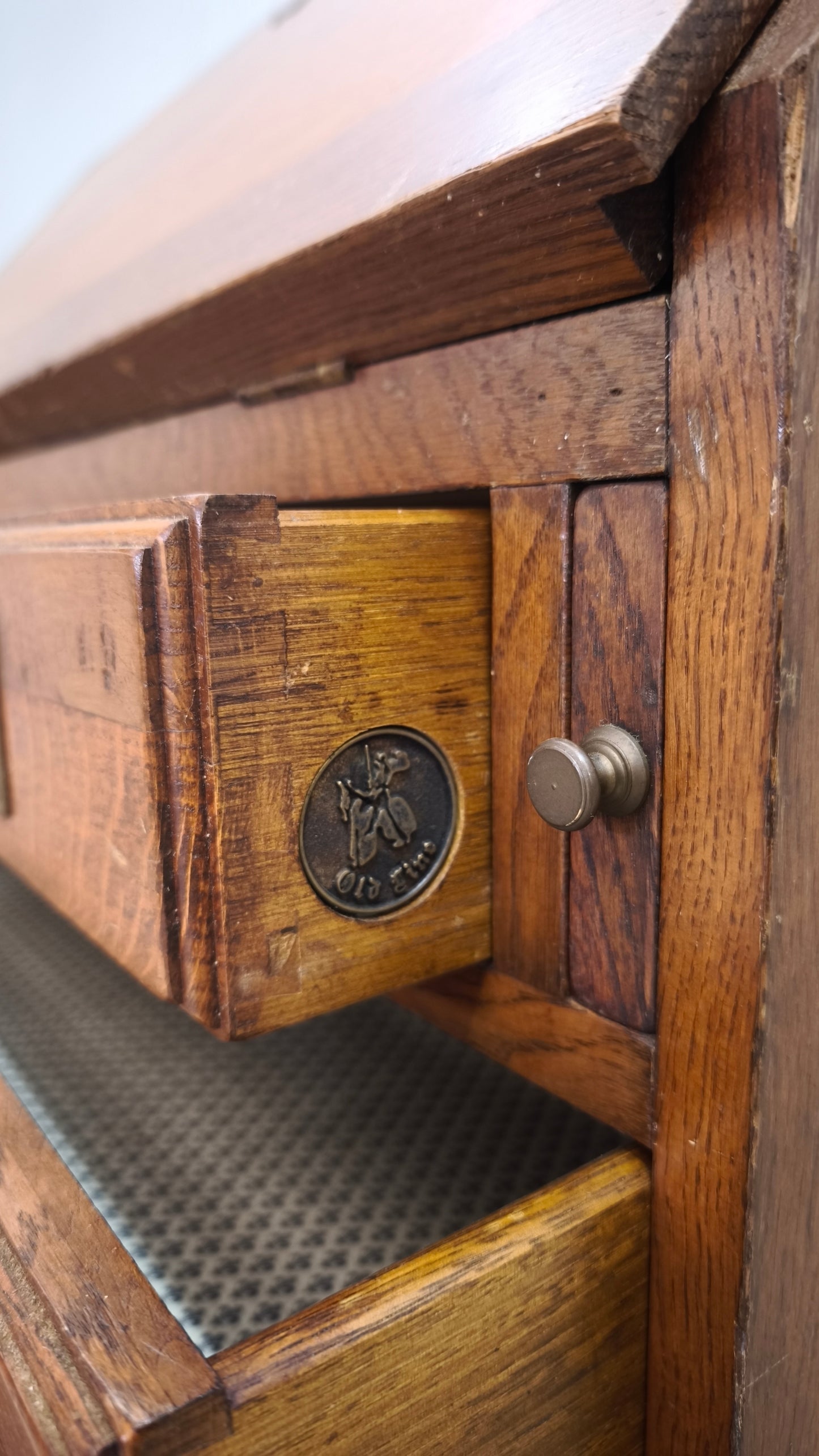 88211 Mobile in legno stile navale con piano a ribalta