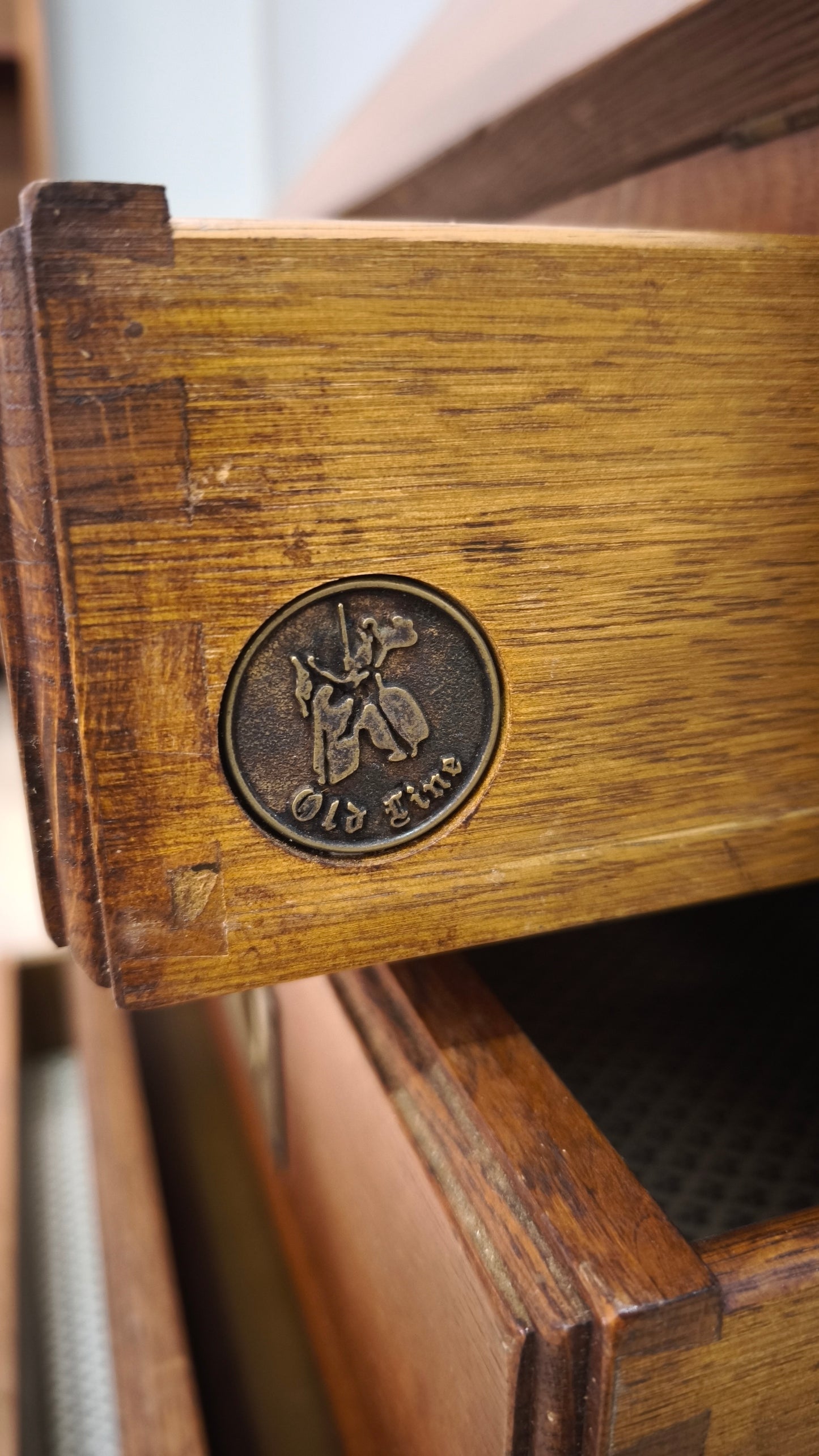 88211 Mobile in legno stile navale con piano a ribalta