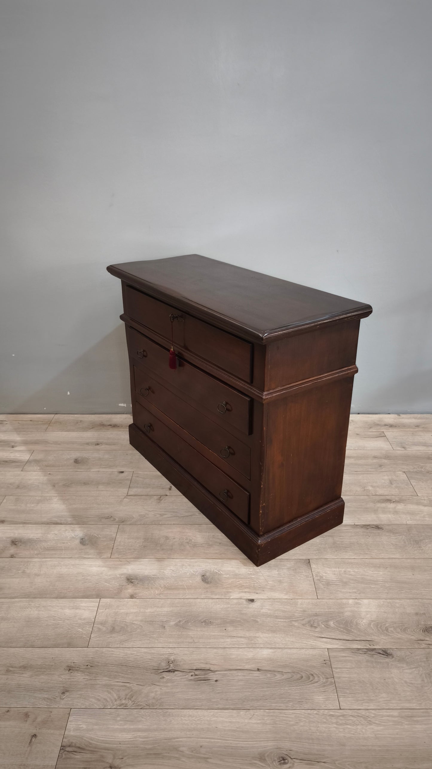 88252 Cassettiera in legno moderna 4 cassetti