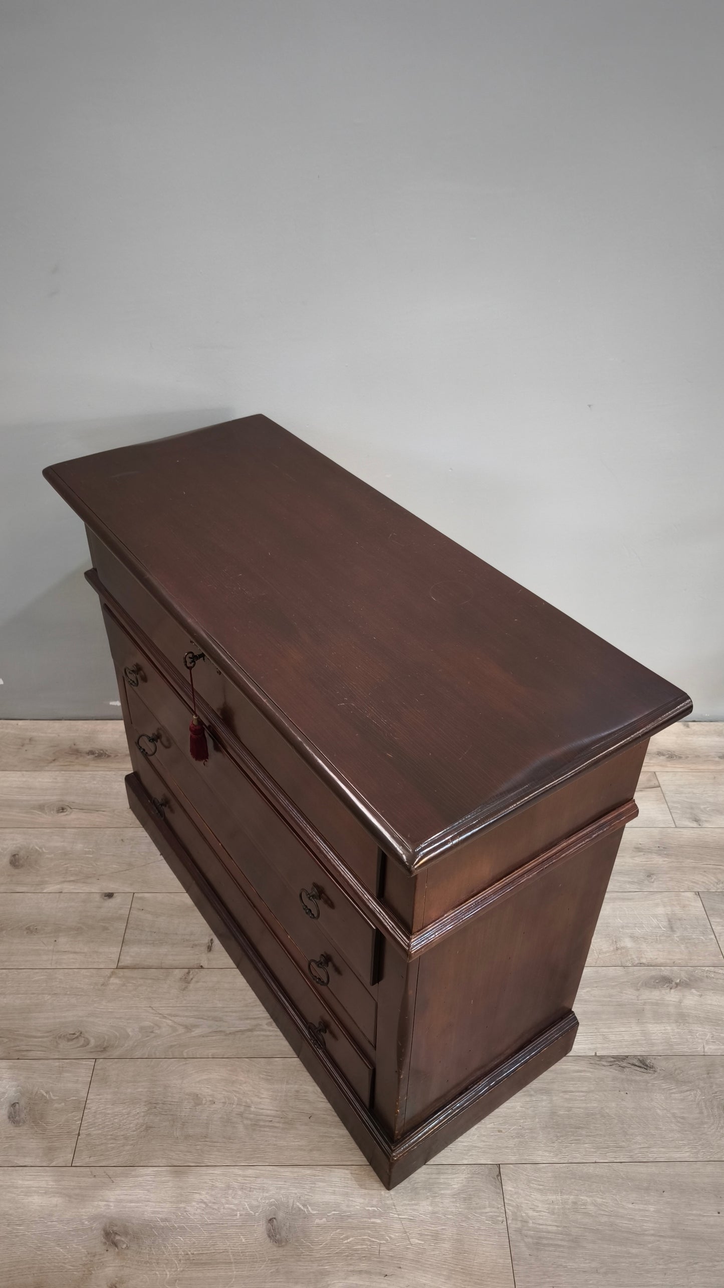 88252 Cassettiera in legno moderna 4 cassetti