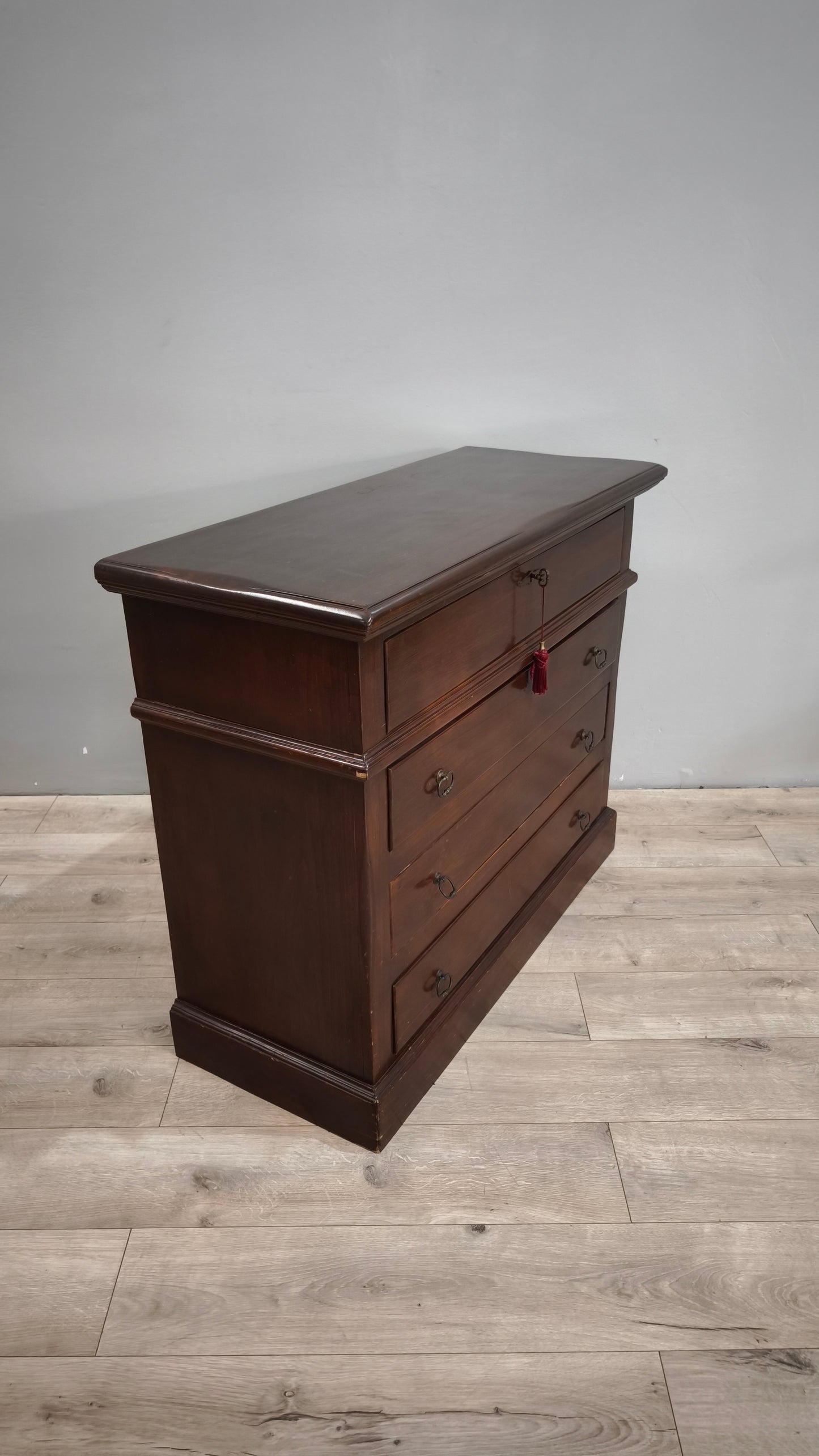 88252 Cassettiera in legno moderna 4 cassetti