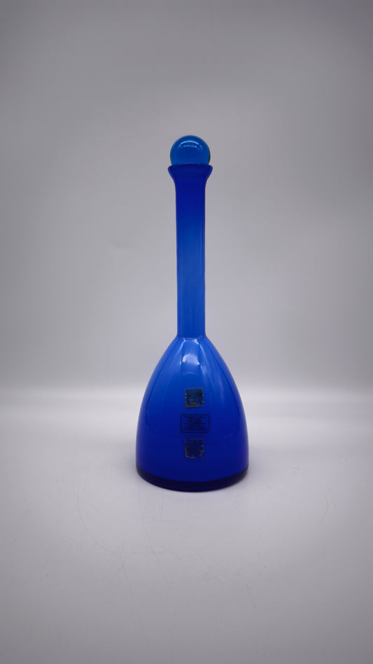 88044 Bottiglia in vetro blu, Linea GB