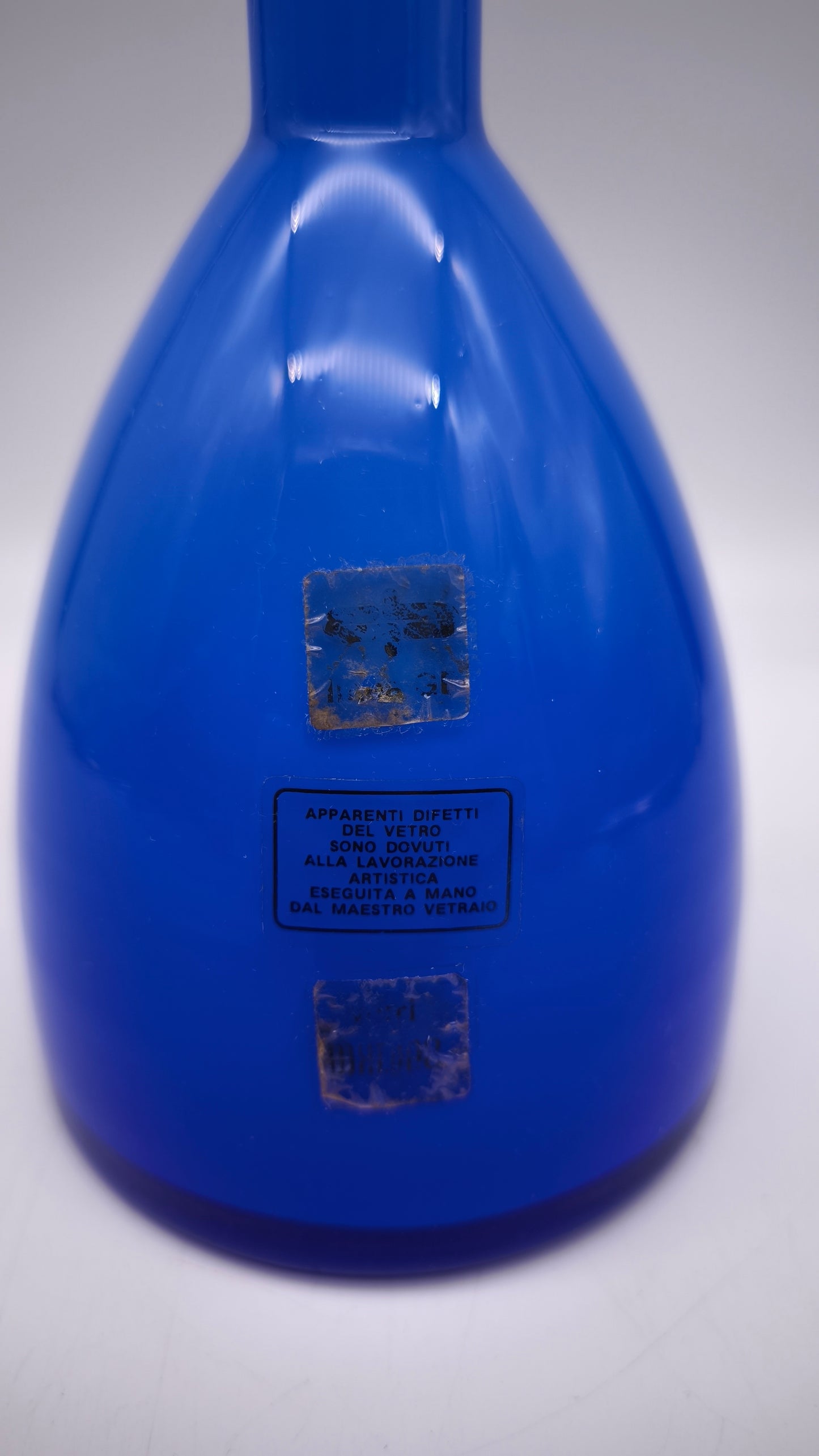 88044 Bottiglia in vetro blu, Linea GB