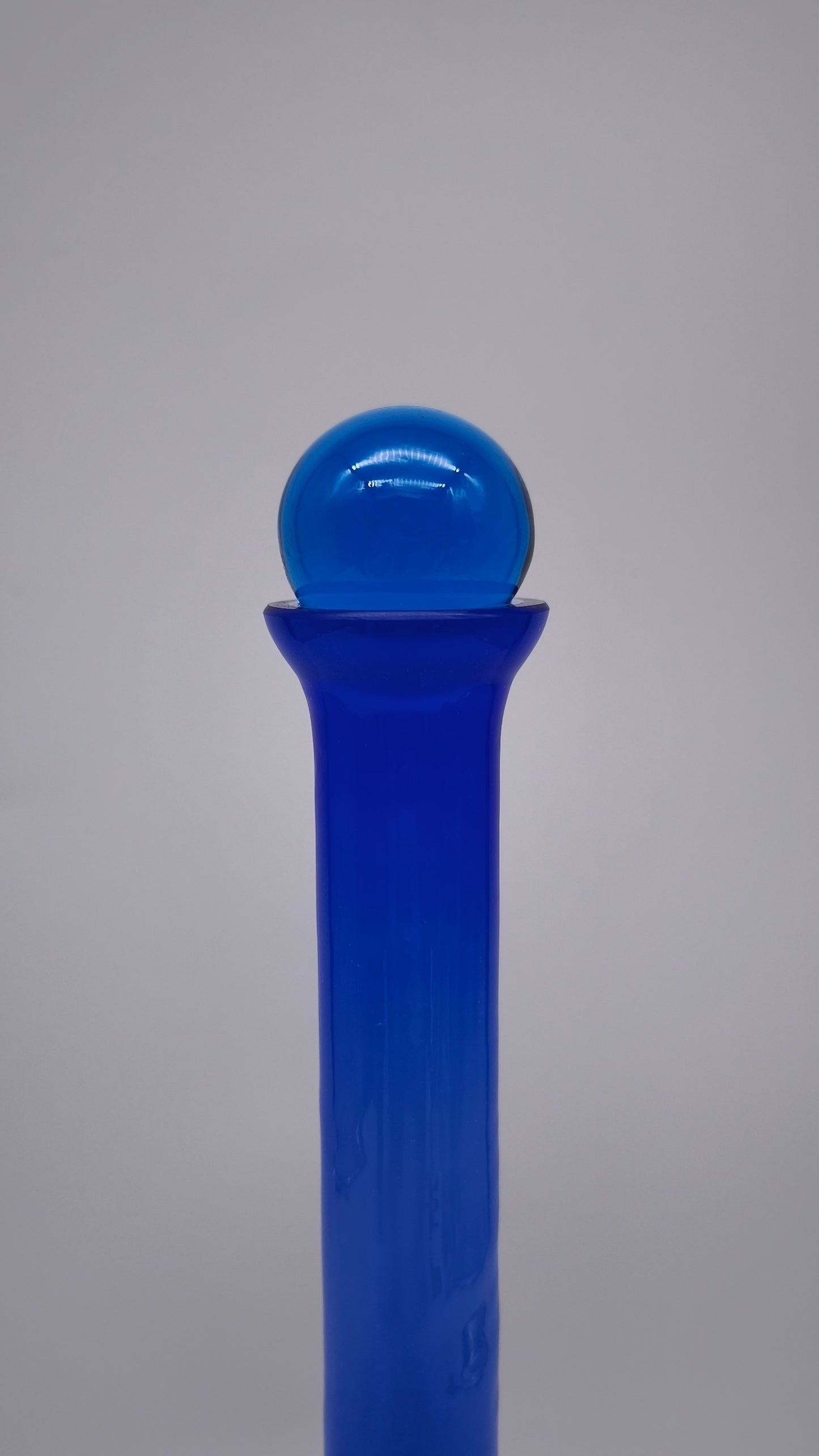 88044 Bottiglia in vetro blu, Linea GB