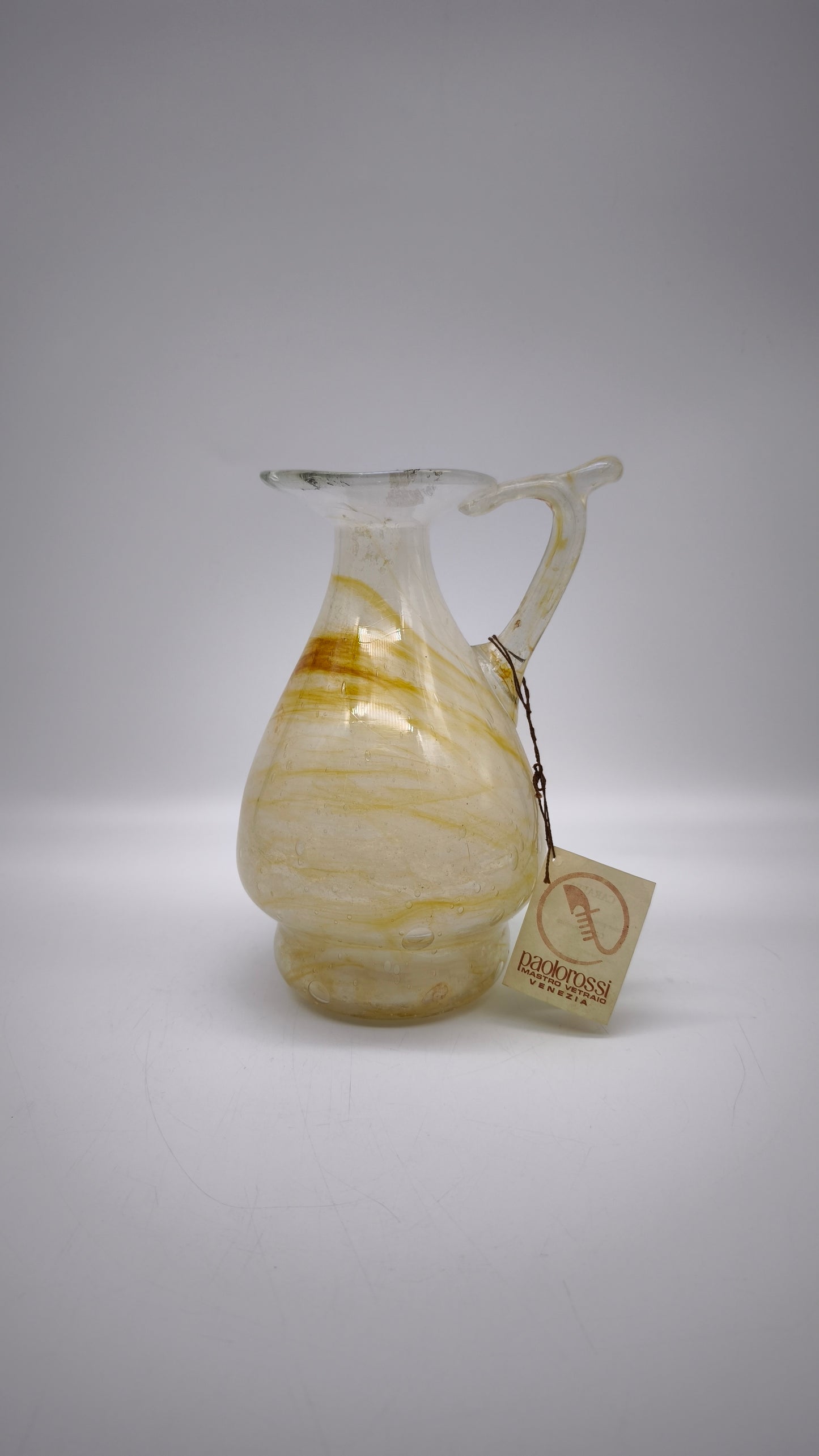 88017 Brocca in vetro di Murano, Paolo Rossi Mastro vetraio, Venezia