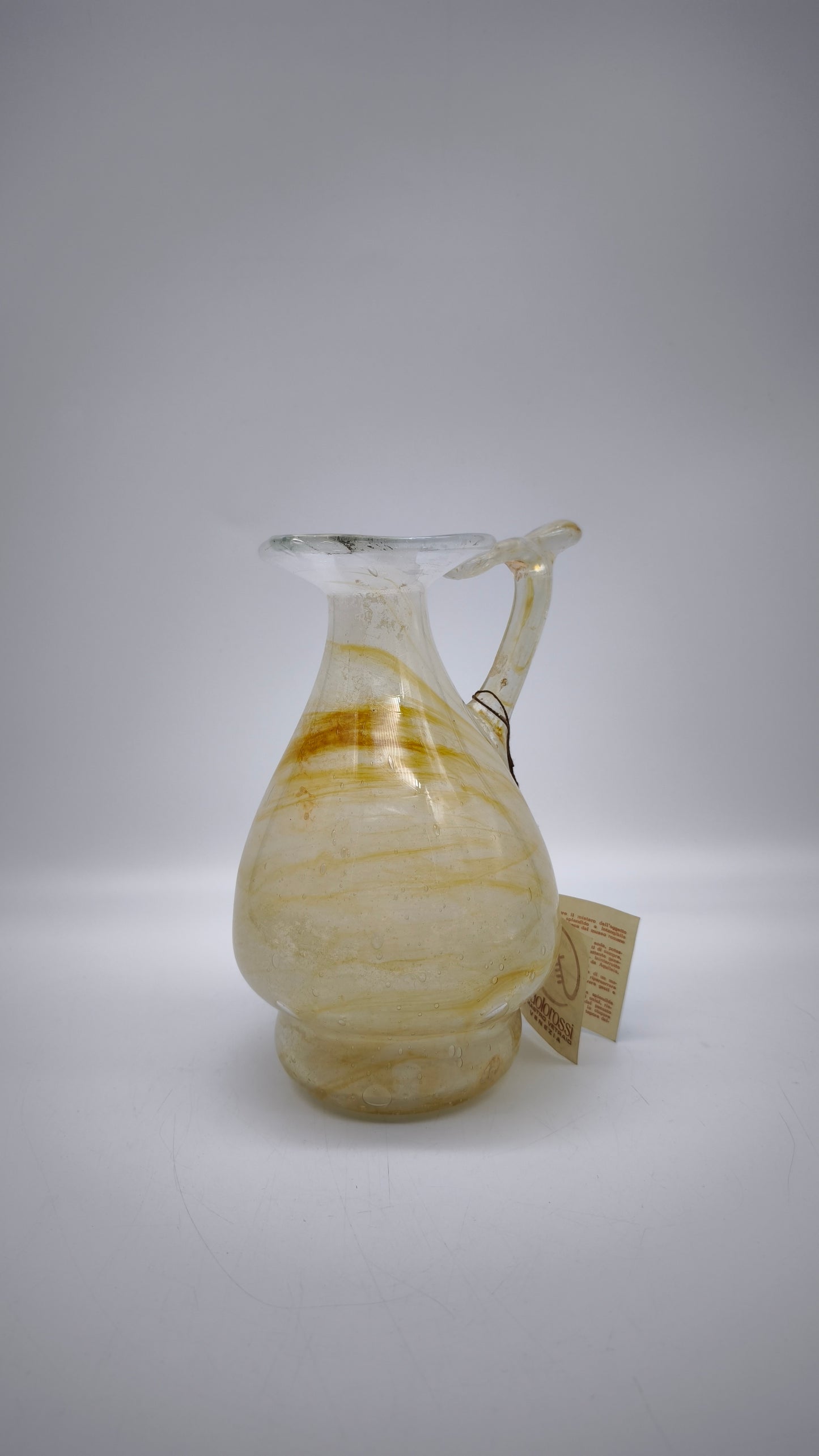 88017 Brocca in vetro di Murano, Paolo Rossi Mastro vetraio, Venezia