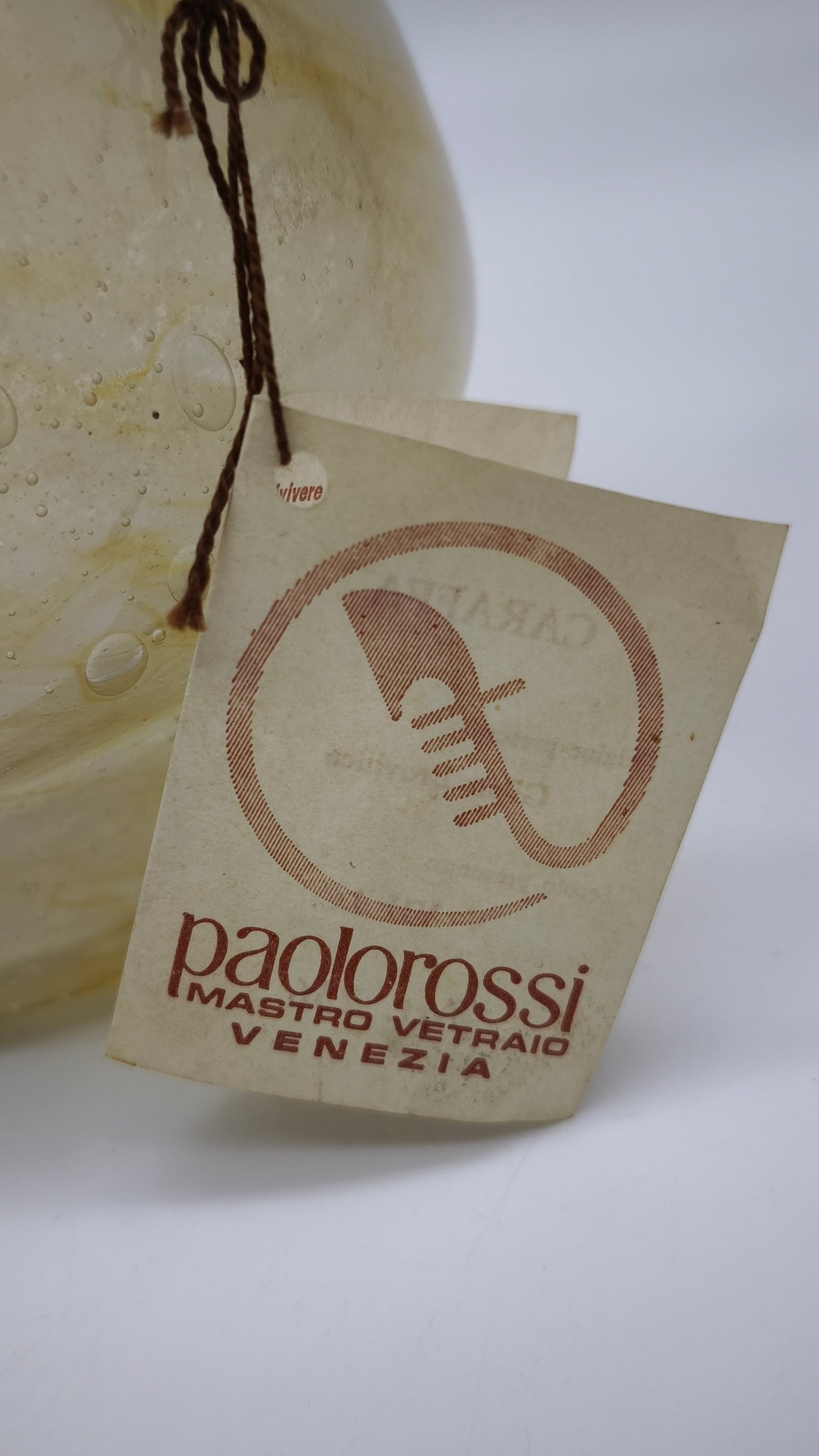 88017 Brocca in vetro di Murano, Paolo Rossi Mastro vetraio, Venezia