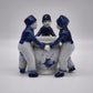 87955 Vaso in ceramica Delft con bambini