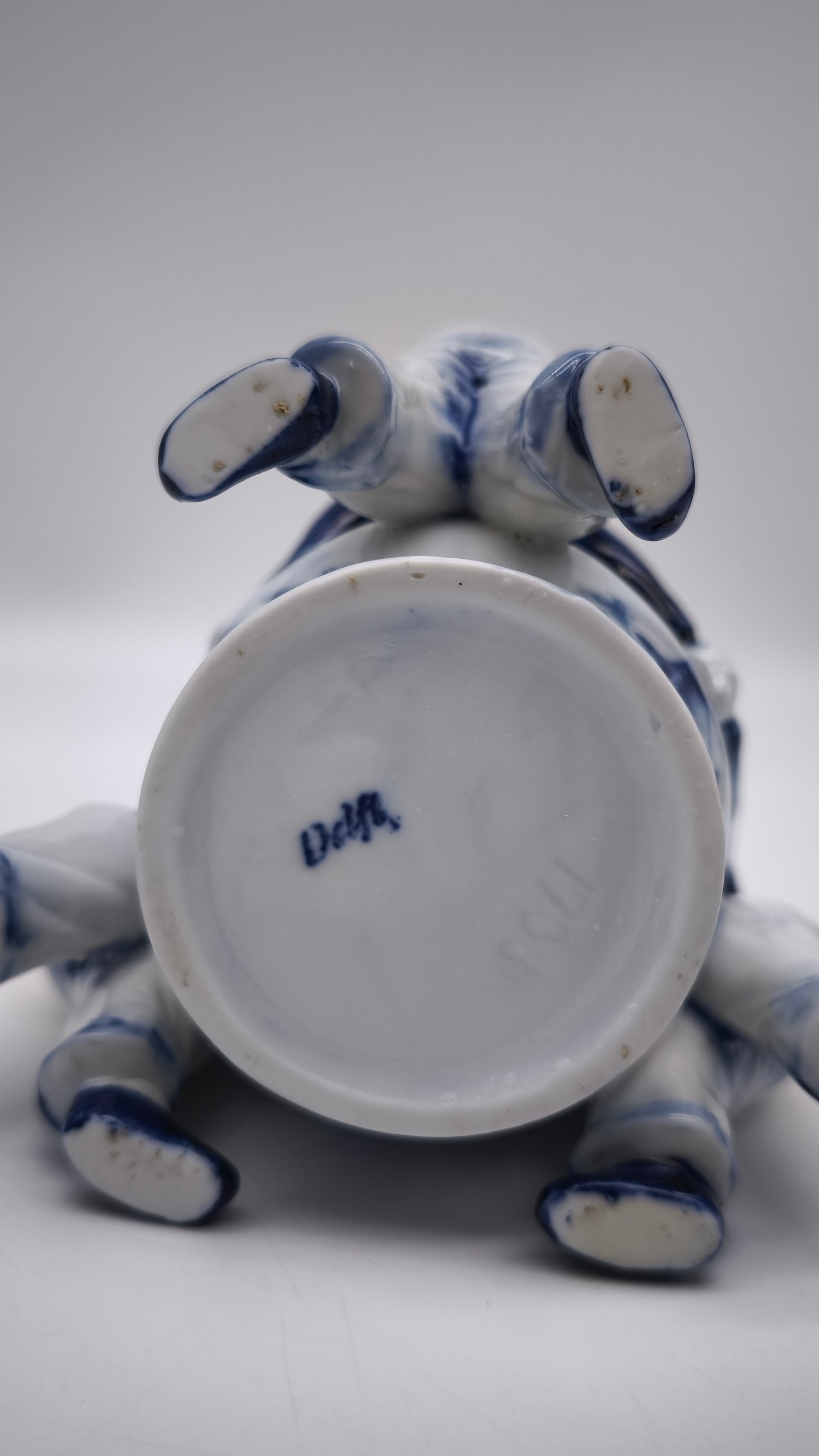 87955 Vaso in ceramica Delft con bambini