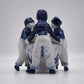 87955 Vaso in ceramica Delft con bambini
