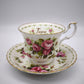 88280 Tazza da tè in ceramica Royal Albert, Flower of the month series, Roses, June
