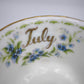 88280 Tazza da tè in ceramica Royal Albert, Flower of the month series, Forget-me-not, July
