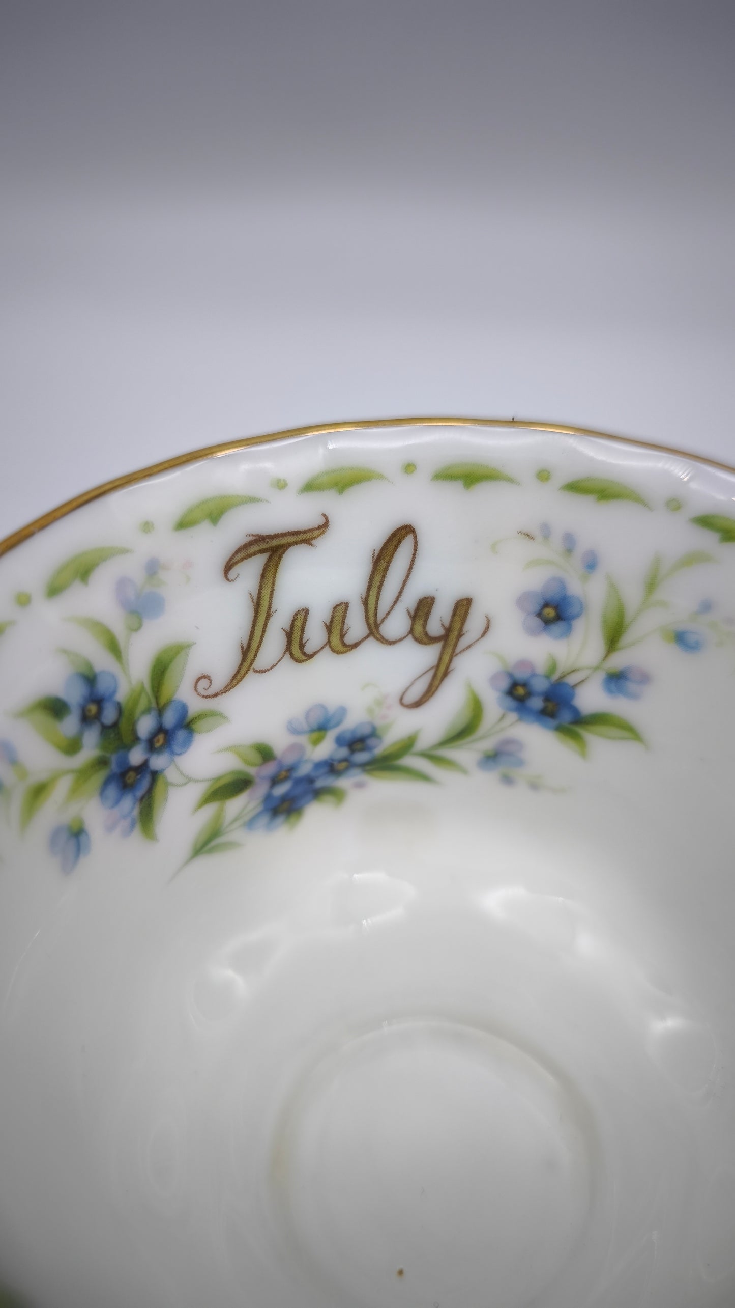 88280 Tazza da tè in ceramica Royal Albert, Flower of the month series, Forget-me-not, July